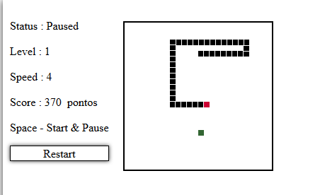 Snake Game com JavaScript ( Jogo da Cobrinha )- Programador Br
